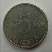 5 пенни 1980 год Финляндия