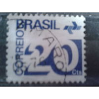 Бразилия 1972 Стандарт, цифры: 20