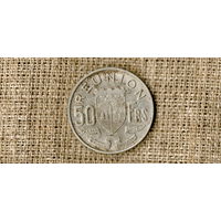 Реюньон 50 франков 1962 //2/(ON)