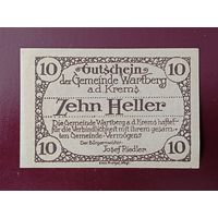 Австрия 10 геллеров 1921