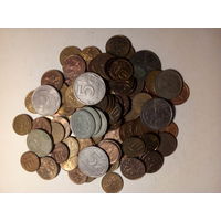 Сборный лот Российская Федерация 110 штук монет