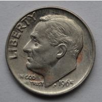 США, 10 центов (1 дайм), 1965 г.