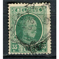 Бельгия - 1929/1930 - Король Альберт I 35С с надпечаткой. Dienstmarken - [Mi.3d] - 1 марка. Гашеная.  (Лот 36EW)-T25P3