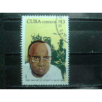 Куба 1974 А. Кабрал - лидер партизан в Гвинее-Биссау, одиночка