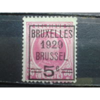 Бельгия 1929 Король Альберт 1 Надпечатка*
