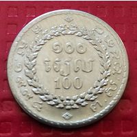 Камбоджа 100 риэлей 1994 г. #40161