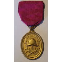 Медаль за 40 лет службы в пожарной команде, выпуск 1918-1936 гг. Бавария, Германия