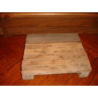 Трапик деревянный для бани сауны слань размер 32 см х 32 см х 9 см