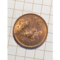 Южная Африка 1 цент 1970 года
