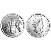Канада 25 центов, 2017 125 лет Кубку Стенли UNC