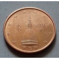 2 евроцента, Италия 2007 г.