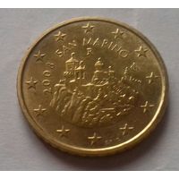 50 евроцентов, Сан-Марино 2008 г., AU