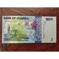 2000 шиллингов Уганда 2021 г.