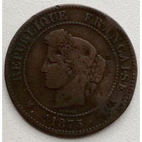 Франция 5 сантим 1875