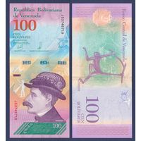 Венесуэла, 100 боливаров 2018 г., P-106 (22.03.2018), UNC