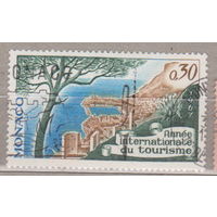 Архитектура  Международный год туризма Монако 1967 год Лот 2 С ИНТЕРЕСНЫМ ГАШЕНИЕМ