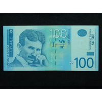 Сербия 100 динаров 2013г.
