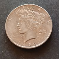 США. 1 доллар 1922D.