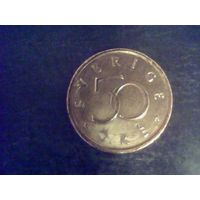 Монеты. Швеция 50 Эре 2005.