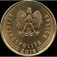 Польша 1 грош 2018 г. UC#4 (22-9)
