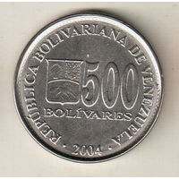 Венесуэла 500 боливар 2004
