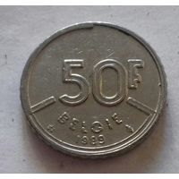 50 франков, Бельгия 1989 г.