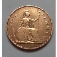 1 пенни, Великобритания 1938 г., Георг VI