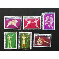 Болгария 1979 г. Олимпиада Москва 1980. Спорт, полная серия из 6 марок #0107-С1P16