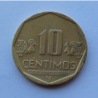 Перу 10 сентимо. 2008