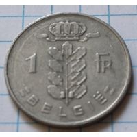 Бельгия 1 франк, 1951    BELGIЕ      ( 3-2-7 )