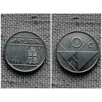 Аруба 10 центов 1996