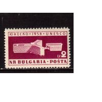 Болгария-1959, (Мих.1103), **, ЮНЕСКО, Архитектура