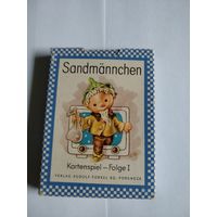Детская карточная игра:Sandmannchen.Kartenspiel-Folge I.Verlag Rudolf Forkel KG.POSSNECK.25шт.1965.