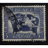 Австралия 1946 Mi# 174 Конец Второй мировой войны. Гашеная (AU01)