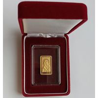 Владимирская Икона Пресвятой Богородицы, 50 рублей 2012, золото