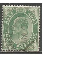 Индия. Король Эдуард VII. 1902г. Mi#56.