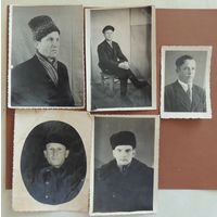 Фото "Мужские портреты", 1950-е гг. (5 шт.)