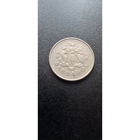 Барбадос 10 центов 1990 г. - немагнитная