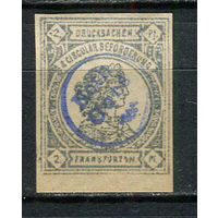 Германия - Франкфурт (B.) - Местные марки - 1887 - Надпечатка  Noth Curs на 2Pf - [Mi.20] - 1 марка. MH.  (Лот 89CY)