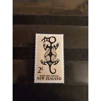 1960 Новая Зеландия искусство культура чистая без клея без дыр (4-1)