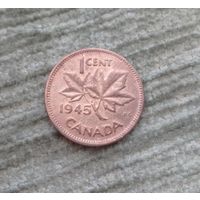 Werty71 Канада 1 цент 1945 Георг 6