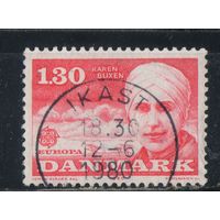 Дания 1980 Вып Европа Карен фон Бликсен-Файнке #699