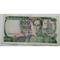 Колумбия 200 песо 1978 -109