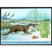 Почтовая карточка  республиканский ландшафтный заказник "Ольманские болота"