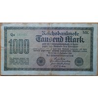 1000 марок 1922г. Берлин