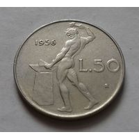 50 лир, Италия 1956 г.