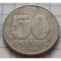 Германия - ГДР 50 пфеннигов, 1968     ( 1-8-1 )