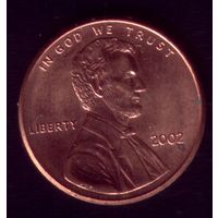 1 цент 2002 год США