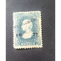 МЕКСИКА\79н\ 1874 стандарт Mi99Iy Мигель Идальго-и-Костилья. Nadp. Okrug VERACRUZ 50  77