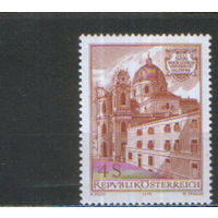 Полная серия из 1 марки 1972г. Австрия "350 лет Университету Париса Лодрона в Зальцбурге" MNH